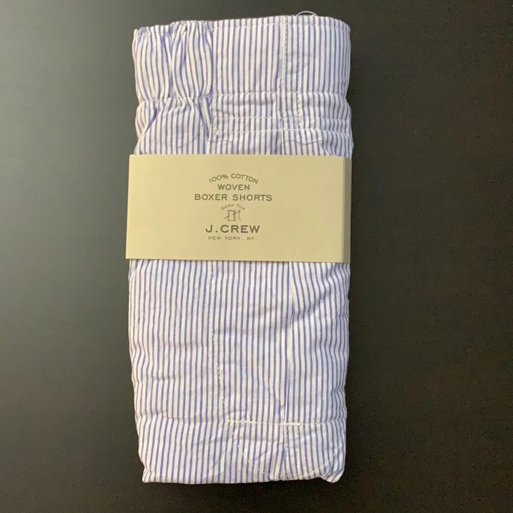 J Crew Patterned Boxers Classic Stripes 3 boxers total